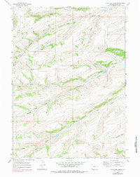 Little Dee Creek Wyoming Historical topographic map, 1:24000 scale, 7.5 X 7.5 Minute, Year 1965