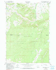 Little Goose Peak Wyoming Historical topographic map, 1:24000 scale, 7.5 X 7.5 Minute, Year 1965