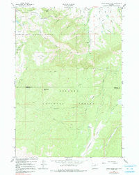 Little Goose Peak Wyoming Historical topographic map, 1:24000 scale, 7.5 X 7.5 Minute, Year 1965