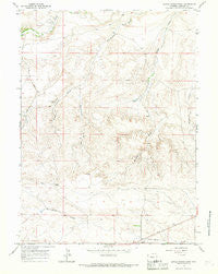 Little Indian Draw Wyoming Historical topographic map, 1:24000 scale, 7.5 X 7.5 Minute, Year 1963