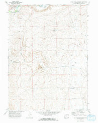 Little Round Mountain Wyoming Historical topographic map, 1:24000 scale, 7.5 X 7.5 Minute, Year 1969