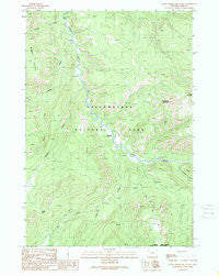 Little Saddle Mountain Wyoming Historical topographic map, 1:24000 scale, 7.5 X 7.5 Minute, Year 1989