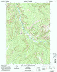 Little Saddle Mountain Wyoming Historical topographic map, 1:24000 scale, 7.5 X 7.5 Minute, Year 1991