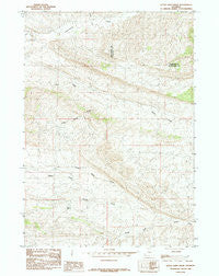 Little Sand Draw Wyoming Historical topographic map, 1:24000 scale, 7.5 X 7.5 Minute, Year 1985