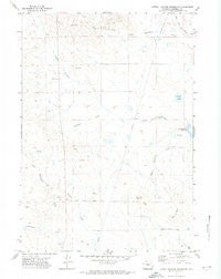 Little Thunder Reservoir Wyoming Historical topographic map, 1:24000 scale, 7.5 X 7.5 Minute, Year 1971