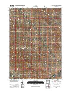 Little Alkali Creek Wyoming Historical topographic map, 1:24000 scale, 7.5 X 7.5 Minute, Year 2012