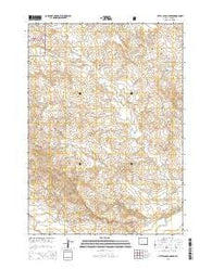 Little Alkali Creek Wyoming Current topographic map, 1:24000 scale, 7.5 X 7.5 Minute, Year 2015