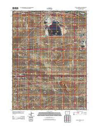 Little America Wyoming Historical topographic map, 1:24000 scale, 7.5 X 7.5 Minute, Year 2012