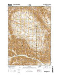 Little Buffalo Basin Wyoming Current topographic map, 1:24000 scale, 7.5 X 7.5 Minute, Year 2015