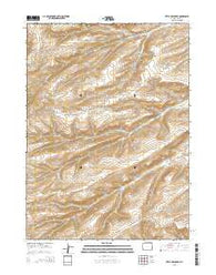 Little Dee Creek Wyoming Current topographic map, 1:24000 scale, 7.5 X 7.5 Minute, Year 2015