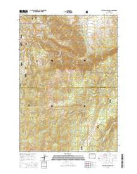 Little Goose Peak Wyoming Current topographic map, 1:24000 scale, 7.5 X 7.5 Minute, Year 2015