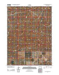 Little Indian Draw Wyoming Historical topographic map, 1:24000 scale, 7.5 X 7.5 Minute, Year 2012