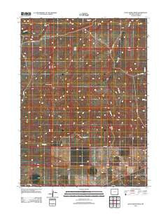 Little Indian Draw Wyoming Historical topographic map, 1:24000 scale, 7.5 X 7.5 Minute, Year 2012