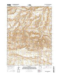 Little Indian Draw Wyoming Current topographic map, 1:24000 scale, 7.5 X 7.5 Minute, Year 2015