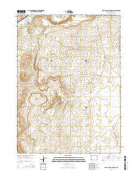 Little Round Mountain Wyoming Current topographic map, 1:24000 scale, 7.5 X 7.5 Minute, Year 2015