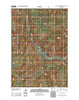 Little Saddle Mountain Wyoming Historical topographic map, 1:24000 scale, 7.5 X 7.5 Minute, Year 2012