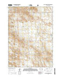Little Thunder Reservoir Wyoming Current topographic map, 1:24000 scale, 7.5 X 7.5 Minute, Year 2015