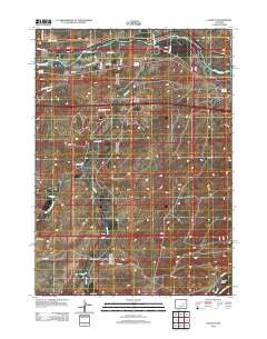 Lockett Wyoming Historical topographic map, 1:24000 scale, 7.5 X 7.5 Minute, Year 2012