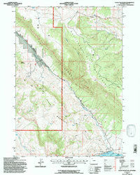 Logan Mountain Wyoming Historical topographic map, 1:24000 scale, 7.5 X 7.5 Minute, Year 1991