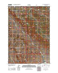 Logan Mountain Wyoming Historical topographic map, 1:24000 scale, 7.5 X 7.5 Minute, Year 2012
