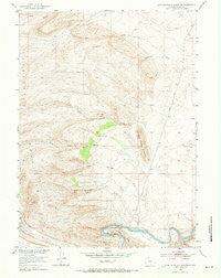 Lone Haystack Mountain Wyoming Historical topographic map, 1:24000 scale, 7.5 X 7.5 Minute, Year 1953