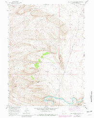 Lone Haystack Mountain Wyoming Historical topographic map, 1:24000 scale, 7.5 X 7.5 Minute, Year 1953