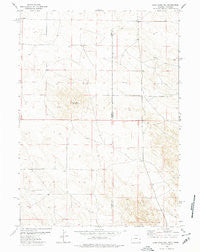 Lone Sand Hill Wyoming Historical topographic map, 1:24000 scale, 7.5 X 7.5 Minute, Year 1978