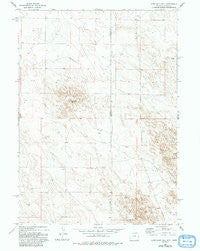 Lone Sand Hill Wyoming Historical topographic map, 1:24000 scale, 7.5 X 7.5 Minute, Year 1978