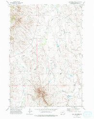 Lone Tree Creek Wyoming Historical topographic map, 1:24000 scale, 7.5 X 7.5 Minute, Year 1972