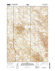 Lone Sand Hill Wyoming Current topographic map, 1:24000 scale, 7.5 X 7.5 Minute, Year 2015