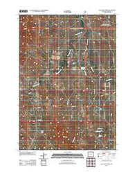 Lone Tree Creek Wyoming Historical topographic map, 1:24000 scale, 7.5 X 7.5 Minute, Year 2012