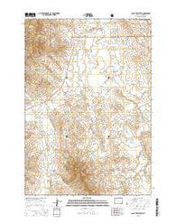 Lone Tree Creek Wyoming Current topographic map, 1:24000 scale, 7.5 X 7.5 Minute, Year 2015