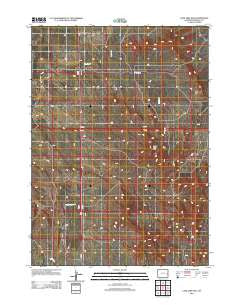 Lone Tree Hill Wyoming Historical topographic map, 1:24000 scale, 7.5 X 7.5 Minute, Year 2012