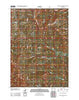 Lookout Mountain Wyoming Historical topographic map, 1:24000 scale, 7.5 X 7.5 Minute, Year 2012