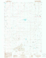 Lost Creek Lake Wyoming Historical topographic map, 1:24000 scale, 7.5 X 7.5 Minute, Year 1988