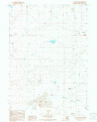 Lost Creek Lake Wyoming Historical topographic map, 1:24000 scale, 7.5 X 7.5 Minute, Year 1988