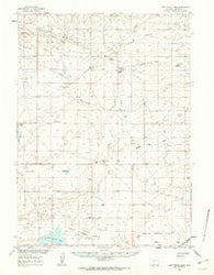 Lost Creek Lake Wyoming Historical topographic map, 1:62500 scale, 15 X 15 Minute, Year 1960