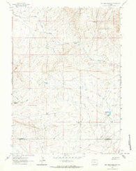 Lost Creek Reservoir Wyoming Historical topographic map, 1:24000 scale, 7.5 X 7.5 Minute, Year 1961