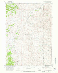 Lost Springs NW Wyoming Historical topographic map, 1:24000 scale, 7.5 X 7.5 Minute, Year 1970