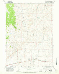 Lost Springs Wyoming Historical topographic map, 1:24000 scale, 7.5 X 7.5 Minute, Year 1970