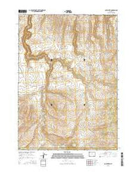 Lost Creek Wyoming Current topographic map, 1:24000 scale, 7.5 X 7.5 Minute, Year 2015