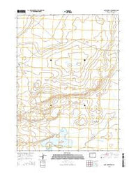 Lost Creek Lake Wyoming Current topographic map, 1:24000 scale, 7.5 X 7.5 Minute, Year 2015