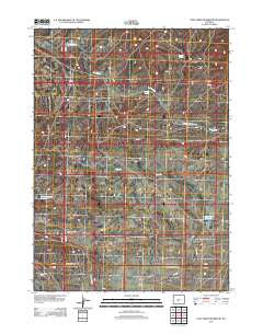 Lost Creek Reservoir Wyoming Historical topographic map, 1:24000 scale, 7.5 X 7.5 Minute, Year 2012