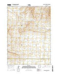 Lost Creek Reservoir Wyoming Current topographic map, 1:24000 scale, 7.5 X 7.5 Minute, Year 2015