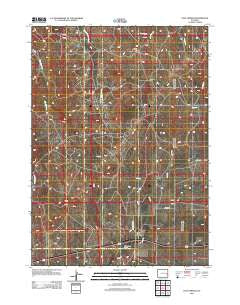 Lost Springs Wyoming Historical topographic map, 1:24000 scale, 7.5 X 7.5 Minute, Year 2012
