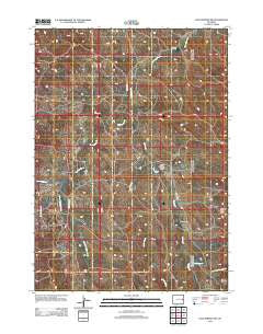 Lost Springs NW Wyoming Historical topographic map, 1:24000 scale, 7.5 X 7.5 Minute, Year 2012