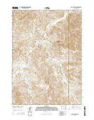 Lost Springs NW Wyoming Current topographic map, 1:24000 scale, 7.5 X 7.5 Minute, Year 2015