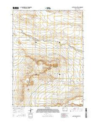 Lost Wells Butte Wyoming Current topographic map, 1:24000 scale, 7.5 X 7.5 Minute, Year 2015