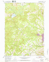 Louis Lake Wyoming Historical topographic map, 1:24000 scale, 7.5 X 7.5 Minute, Year 1953