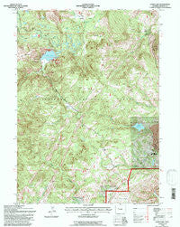 Louis Lake Wyoming Historical topographic map, 1:24000 scale, 7.5 X 7.5 Minute, Year 1991